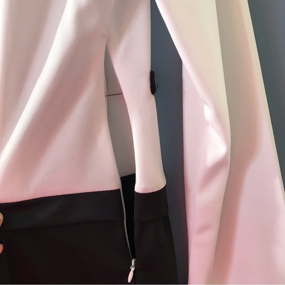 NWT Fashion black & white festive long sleeves dress. Career, work, elegant - Picture 6 of 9